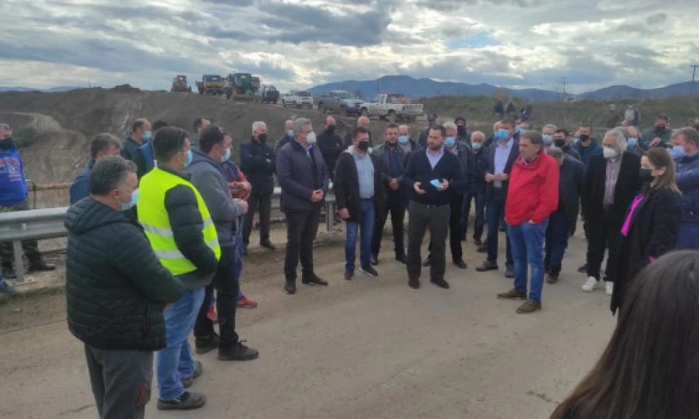Αντιπλημμυρικά έργα στην αποξηραμένη λίμνη Ξυνιάδας